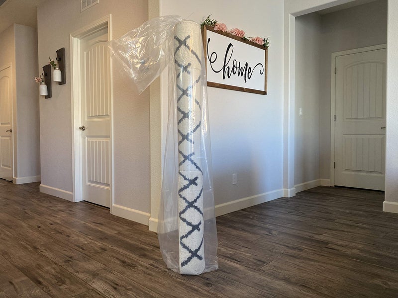 McEtt Rug Storage Bag and Zip Tie - WITH Vent Holes - Heavy Duty - Large Size Fits Rugs up to 6'x9' - Protects Rolled Rugs for Moving or Storage - Image 4